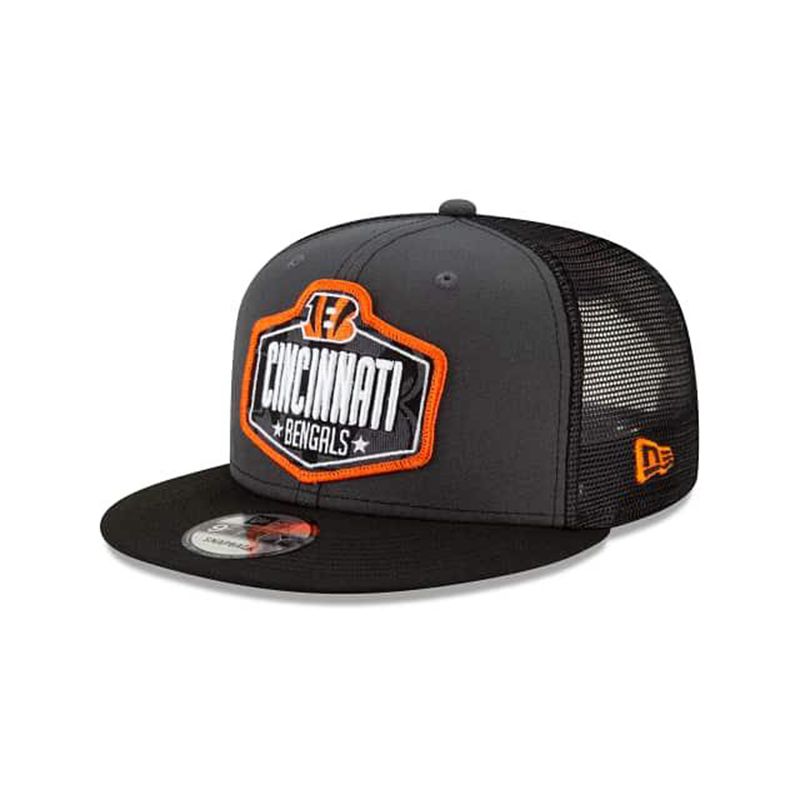 NFL Cincinnati Bengals Draft 9Fifty Snapback (YNA8729) - Grey New Era Caps